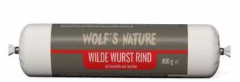 Wolf's Nature Wilde Wurst Rind mit Kartoffeln & Zucchini - 800g
