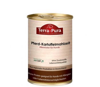 Terra-Pura Hund Pferd Kartoffelmahlzeit - 400g