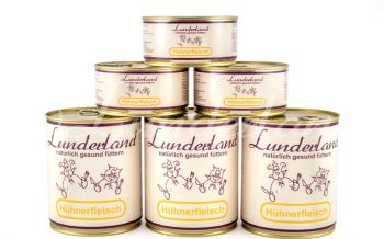 Lunderland Huhn Reinfleisch - 12x 800g