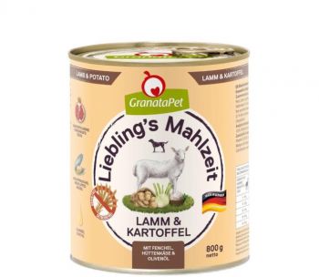 GranataPet Lieblings Mahlzeit Lamm & Kartoffel - 800g