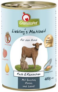 GranataPet Lieblings Mahlzeit Kalb & Kaninchen - 400g