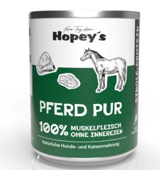 Hopeys Pferd pur Fleischdose - 850g