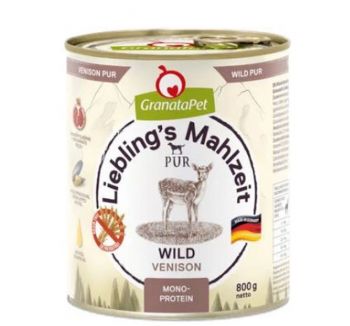 GranataPet Lieblings Mahlzeit Wild PUR - 800g