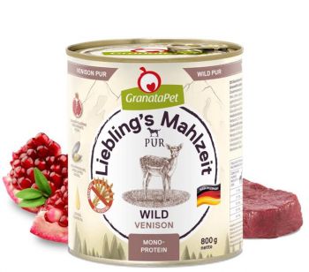 GranataPet Liebling's Mahlzeit Wild PUR - 800g