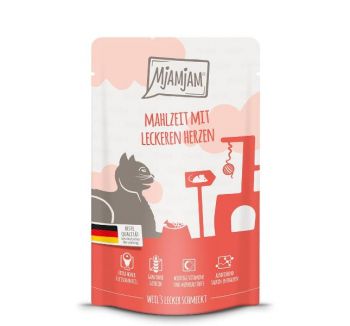 MjAMjAM Rind mit Herzen Quetschie - 125g