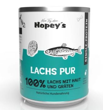 Hopeys Lachs pur Fleischdose - 800g