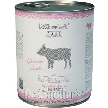 Dr.Clauder´s B.A.R.F. Schweinegulasch Menü - 800g