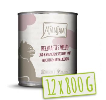 MjAMjAM Wild & Kaninchen Menü - 12x 800g