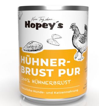 Hopeys Huhn Brust pur Fleischdose - 800g