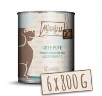 MjAMjAM Hund Pute pur - 6x 800g