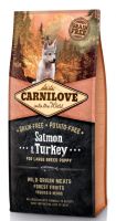 Carnilove Salmon & Turkey Puppy Large Breed - 12kg