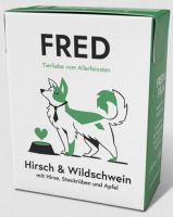 Fred Hirsch, Wildschwein & Hirse Muskelfleisch Menü - 390g