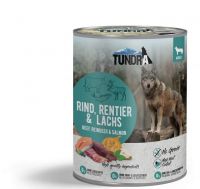 Tundra Hund Nassfutter Rind, Rentier & Lachs - 800g