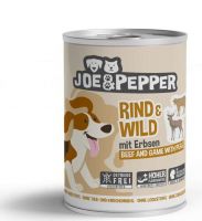 Joe & Pepper Dog Rind & Wild mit Erbsen - 400g