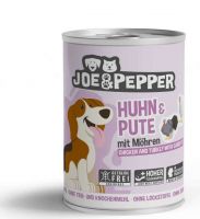 Joe & Pepper Dog Huhn & Pute mit Möhren - 400g