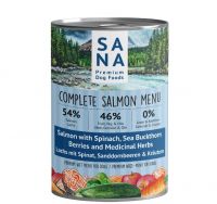 Sanadog Lachs mit Spinat, Zucchini & Karotten Menü - 400g