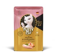 Kitty Cat Filet in Paté Huhn & Shrimps - 85g