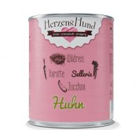 HerzensHund Huhn & Wildreis Menü - 800g