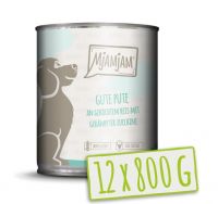MjAMjAM Hund Pute Menü - 12x 800g