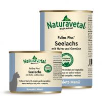Naturavetal Felins Plus Seelachs mit Huhn & Gemüse Menü - 400g