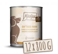 MjAMjAM Hund Huhn pur - 12x 800g