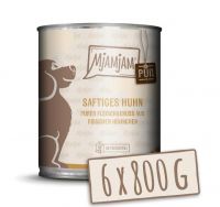 MjAMjAM Hund Huhn pur - 6x 800g