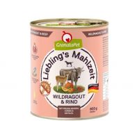 GranataPet Lieblings Mahlzeit Wildragout & Rind - 800g