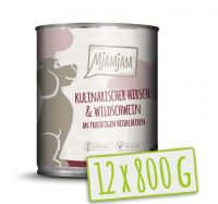MjAMjAM Hund Hirsch & Wildschwein Menü - 12x 800g