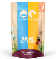 Herrmanns Katze Lachs & Huhn Menü - 12x 100g